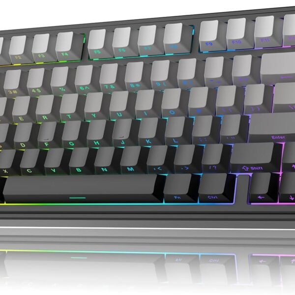 Clavier de jeu mécanique sans fil Aula F75 PRO 75% Custom Creamy