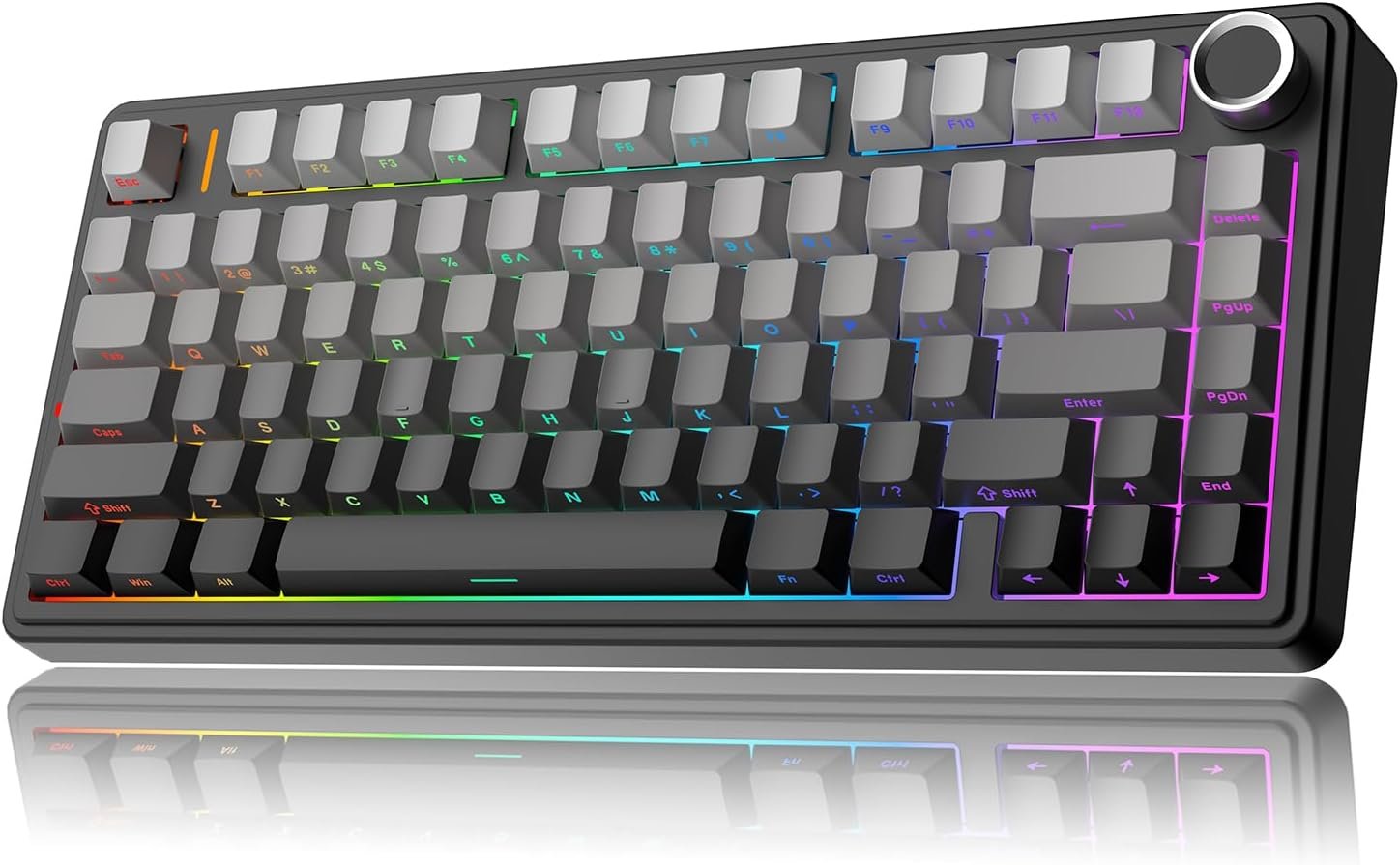 61o9C3fv0PL._AC_SL1500_ Clavier de jeu mécanique sans fil Aula F75 PRO 75% Custom Creamy – Image 1