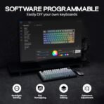 Clavier de jeu mécanique sans fil Aula F75 PRO 75% Custom Creamy – Image 7