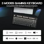 Clavier de jeu mécanique sans fil Aula F75 PRO 75% Custom Creamy – Image 9