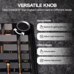 Clavier de jeu mécanique sans fil Aula F75 PRO 75% Custom Creamy – Image 8